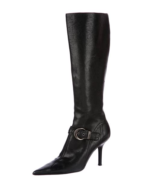 dior flat knee high boots|christian Dior knee high boots women.